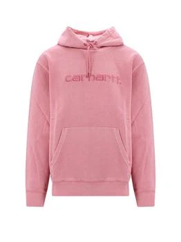 Carhartt WIP | Carhartt WIP Logo Embroidered Drawstring Hoodie 7.6折