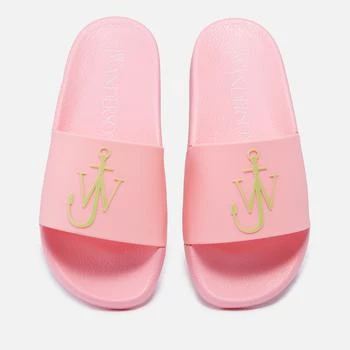 推荐JW Anderson Women's Logo Pool Slide Sandals - Pink商品