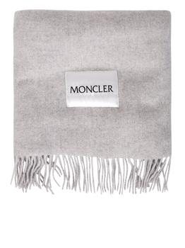 推荐MONCLER MONCLER LOGO WOOL SCARF. IDEAL TO GIVE A VERSATILE TOUCH TO THE LOOK AND AT THE SAME TIME FUNCTIONAL商品