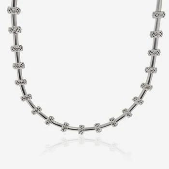 Charles Krypell | Charles Krypell Sterling Silver and 14K White Gold Collar Necklace 2.5折