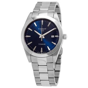 Tissot | Tissot Titanium Quartz Blue Dial Mens Watch T127.410.44.041.00商品图片,7折