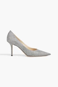 Jimmy Choo | Love 85 glittered printed woven pumps 5.2折, 独家减免邮费