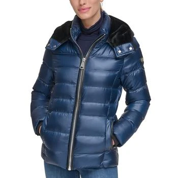 Calvin Klein | Women's Shine Hooded Down Puffer Coat 5.8折×额外7折, 额外七折