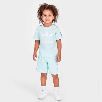 推荐Infant and Kids' Toddler adidas Originals On Edge T-Shirt and Shorts Set商品