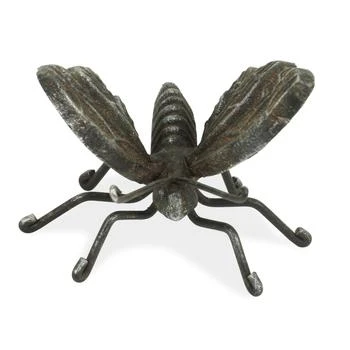 Homezia | 4" Rustic Black Cast Iron Textured Butterfly Sculpture,商家Premium Outlets,价格¥321