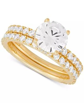 Arabella | Cubic Zirconia Bridal Set in 14k Gold-Plated Sterling Silver,商家Macy's,价格¥773