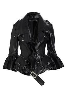 商品Junya Watanabe | Bell-Sleeve Moto Jacket,商家Saks Fifth Avenue,价格¥19431图片