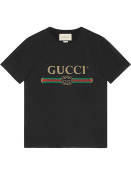 推荐GUCCI - Logo Oversized Cotton T-shirt商品