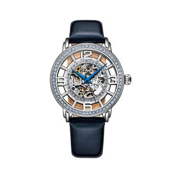 Stuhrling | Women's Blue Leather Strap Watch 38mm商品图片,7折