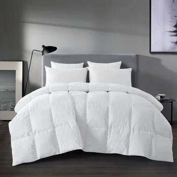 Peace Nest All Season White Goose  Feather comforter with Cotton Blend