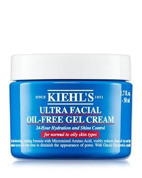 Kiehl's | Ultra Facial Oil Free Gel Cream 满$100享8.5折, 满折