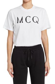 推荐Alexander McQueen MCQ Crew Neck T-Shirt商品
