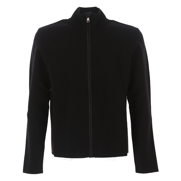 推荐PRADA 男士黑色羊毛和尼龙开衫 SMC382-U98-F0002商品