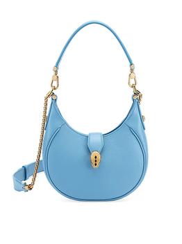 加拿大bvlgari包, BVLGARI | Mini Serpenti Leather Hobo Bag商品图片 