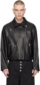 推荐Black Leather Biker Jacket商品