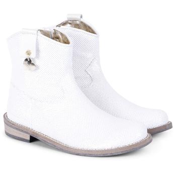 推荐Girls gloss ankle boots in white商品