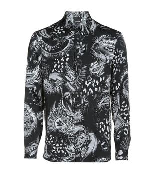 Just Cavalli | Just Cavalli Paisley Printed Long-Sleeved Shirt商品图片,6.5折