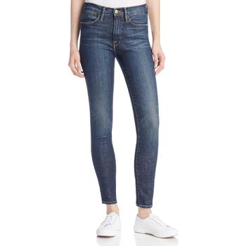 Frame Womens Le High High Rise Distressed Skinny Jeans product img