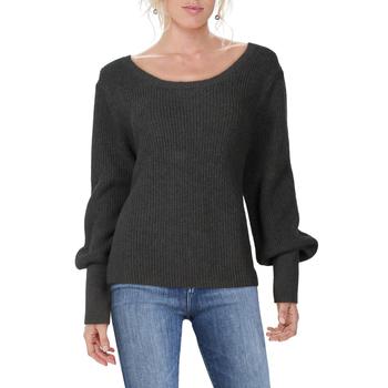 525 America | 525 America Womens Ribbed Trim Cozy Pullover Sweater商品图片,独家减免邮费