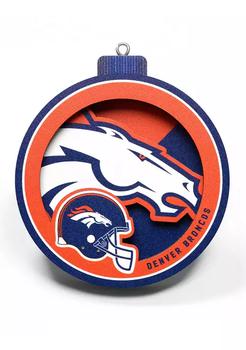 推荐NFL Denver Broncos 3D Logo Series Ornaments商品
