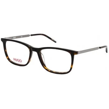 推荐Hugo Men's Eyeglasses - Clear Lens Havana Acetate Full Rim Frame | HG 1018 0086 00商品