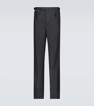 推荐Wide-fit pants with ankle zippers商品