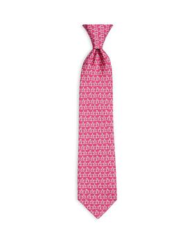 菲拉格慕经典款, Salvatore Ferragamo | Men's Flamingo Print Silk Classic Tie商品图片 额外7.5折, 额外七五折