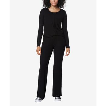 Marc New York by Andrew Marc | Women's Full Length Ribbed Wide Leg Pants商品图片,