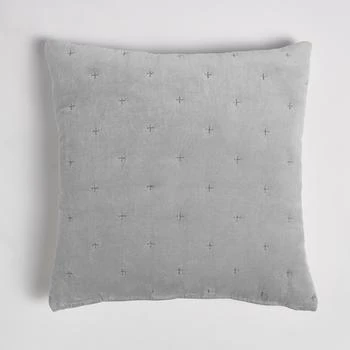 in homeware | ïn home Cotton Velvet Cushion - Dark Grey - 50x50cm,商家Coggles,价格¥50