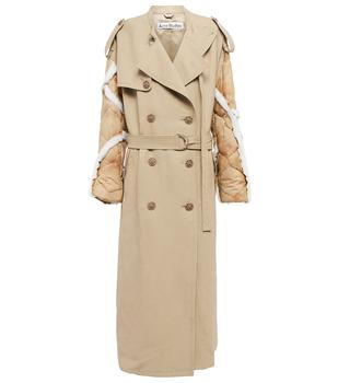 商品Acne Studios | Trench coat with quilted sleeves,商家MyTheresa,价格¥14942图片