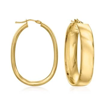 Ross-Simons | Ross-Simons Italian 14kt Yellow Gold Oval Hoop Earrings,商家Premium Outlets,价格¥6145