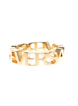 推荐Versace Logo Letter Shiny Ring商品