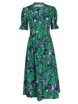 推荐Diane Von Furstenberg Floral Print Dress商品