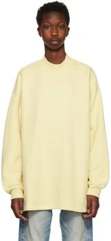 Essentials | Yellow Relaxed Sweatshirt 3.7折, 独家减免邮费