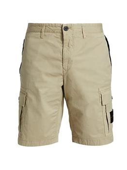 Stone Island, Stone Island | Cotton Twill Bermuda Shorts商品图片 7折