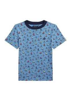 Ralph Lauren | Lauren Childrenswear Boys 2 7 Sailboat Print Cotton Jersey T Shirt,商家Belk,价格¥139