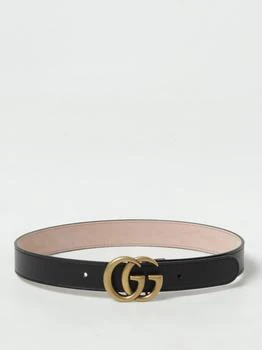 Gucci | Gucci 皮革字母搭扣腰带 儿童款,商家GIGLIO.COM,价格¥1911