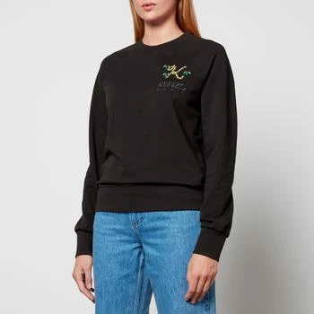 推荐Kenzo Logo-Embroidered Loopback Cotton-Jersey Sweatshirt商品