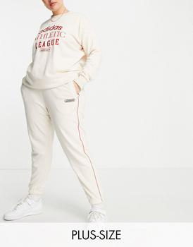 adidas plus, Adidas | adidas Originals 'Retro Luxury' Plus joggers in off white商品图片 5折