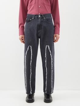 推荐Third Cut straight-leg jeans商品