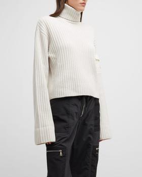 女士盟可睐, Moncler | Ribbed Wool Knit Turtleneck商品图片 