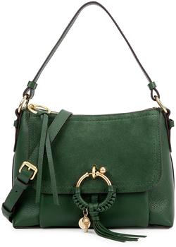 推荐Joan green leather shoulder bag商品