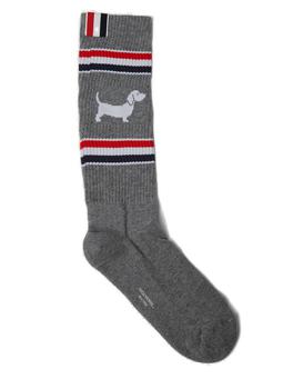 Thom Browne | Thom Browne Logo Detailed Socks商品图片,6.7折