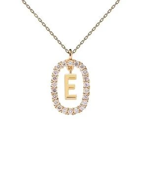 PDPAOLA | Women's Diamonds and Gold Letter Necklace,商家Bloomingdale's,价格¥10468