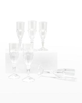商品Le Cadeaux | Versailles 7 oz. Champagne Flutes, Set of 6,商家Neiman Marcus,价格¥673图片