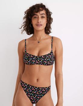 Solid & Striped | Elsa Bikini Top in Floral商品图片,5.1折
