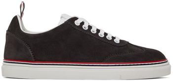 thom browne鞋低帮鞋, Thom Browne | Gray Field Low-Top Sneakers商品图片 