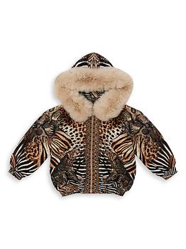 Camilla是什么牌子, Camilla | Little Girl's & Girl's Printed Zip Hoodie Sweatshirt商品图片 