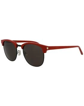 推荐Saint Laurent Men's SL108 52mm Sunglasses商品