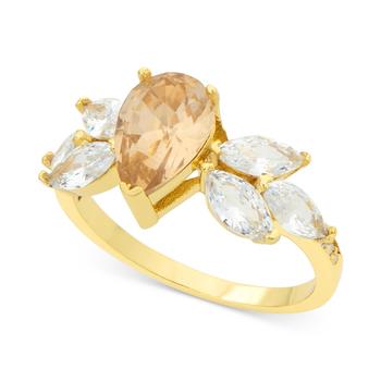 商品Charter Club | Gold-Tone Marquise-Cut Crystal Statement Ring, Created for Macy's,商家Macy's,价格¥212图片